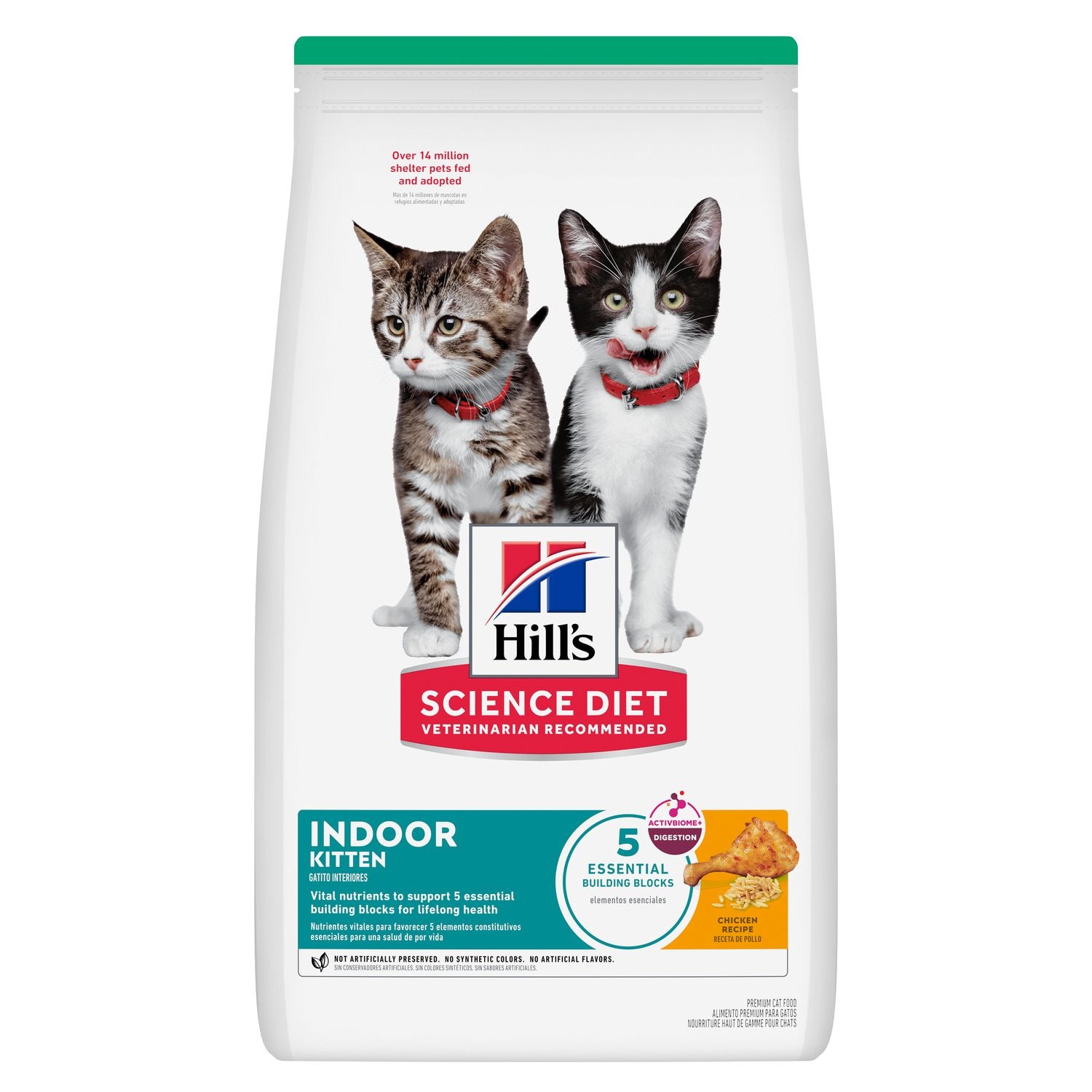 Concentrado Hills Kitten Indoor- Sabor Pollo 7lb