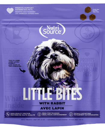 TREATS NUTRISOURCE Little bites de Conejo 6 oz. PERRO