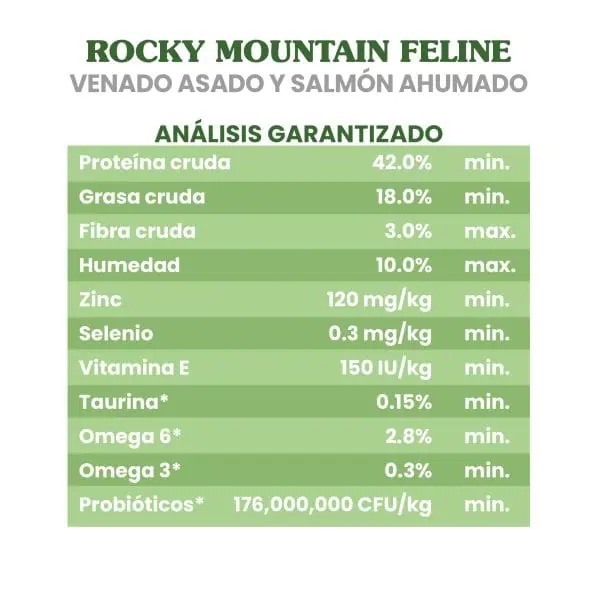 Concentrado Para Gato Taste Of The Wild Rocky Mountain Feline Venado asado y Salmón ahumado