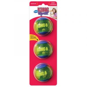 KONG SQUEEZZ ACTION BALLS 3 PACK-Medianas