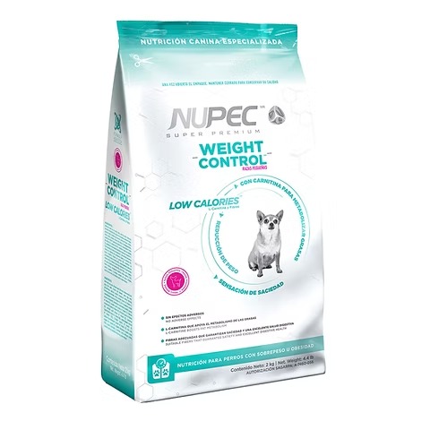 Concentrado para perro NUPEC WEIGHT CONTROL RAZAS PEQUEÑAS-2kg