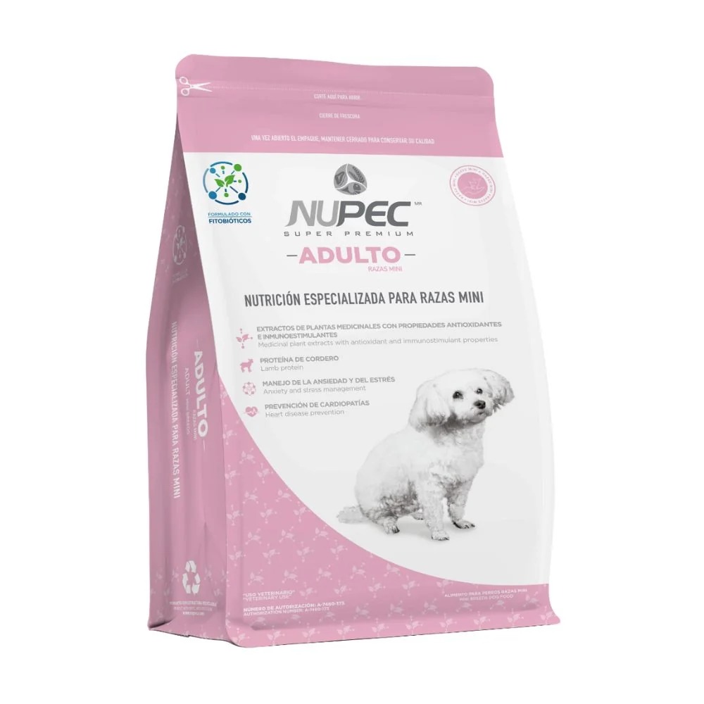 Concentrado para perro NUPEC ADULTO RAZAS MINI 3kg