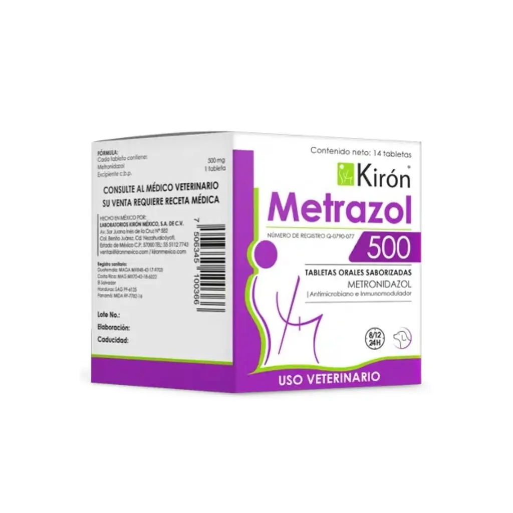 KIRÓN METRAZOL TABLETAS 500 – CAJA DE 14 TABLETAS