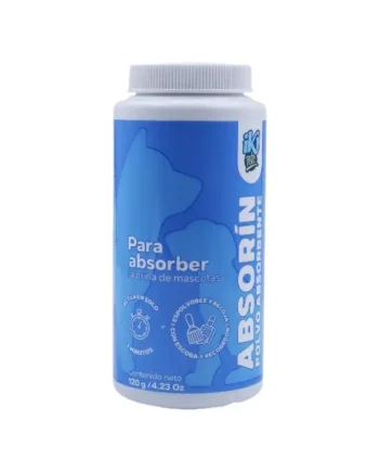 Polvo absorbente de orina para mascotas ABSORIN